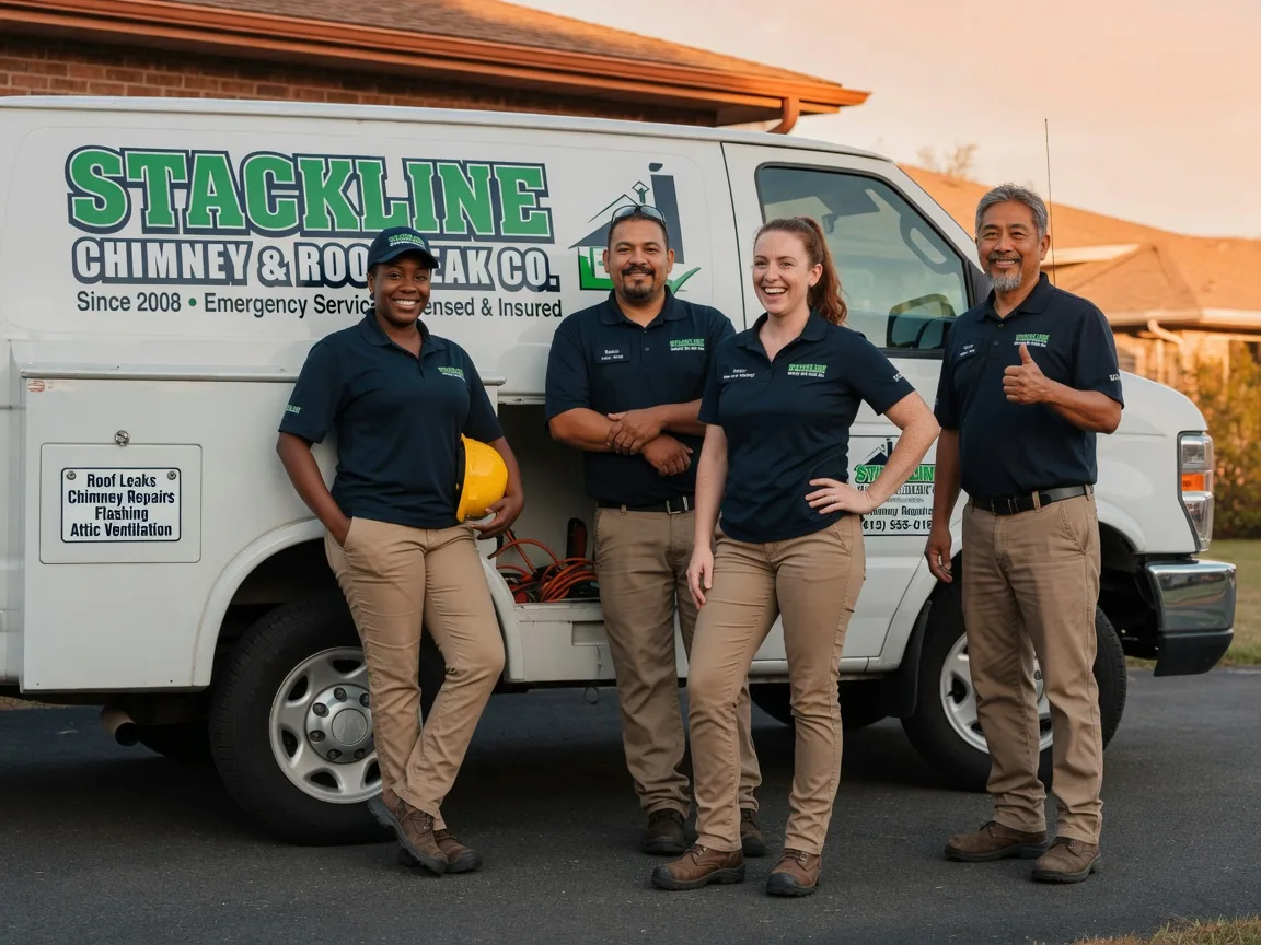 Chimney flashing repair company in Vida, OR